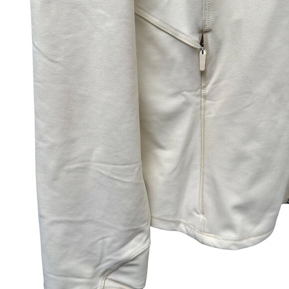 OLD NAVY Powersoft Full Zip Jacket Plus Size 3X Cream Womens Activewear NWT - Picture 8 of 10